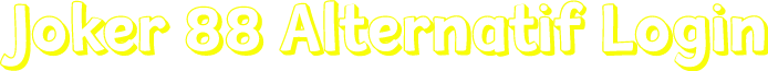 Joker 88 Alternatif Login